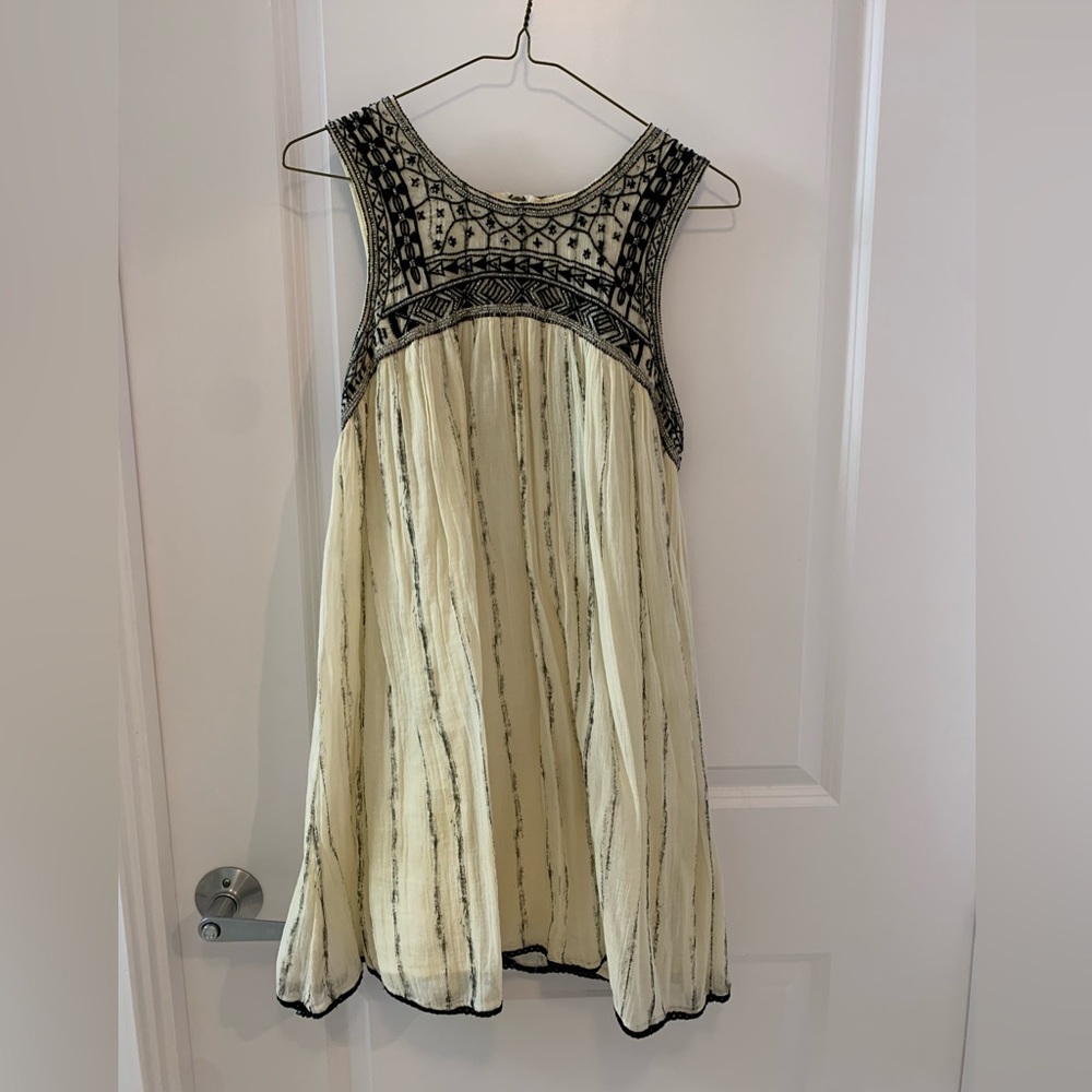 Free People Aztec Bib Dress